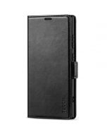 TUCCH SAMSUNG S24 Ultra Wallet Case, SAMSUNG Galaxy S24 Ultra PU Leather Cover Book Flip Folio Case - Black