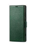 TUCCH SAMSUNG S24 Ultra Wallet Case, SAMSUNG Galaxy S24 Ultra PU Leather Cover Book Flip Folio Case - Midnight Green