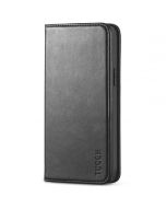 TUCCH iPhone 14 Wallet Case, iPhone 14 PU Leather Case, Flip Cover with Stand, Credit Card Slots, Magnetic Closure - Black