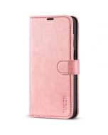 TUCCH iPhone 14 Pro Wallet Case, iPhone 14 Pro PU Leather Case, Folio Flip Cover with RFID Blocking and Kickstand - Rose Gold