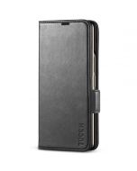 TUCCH SAMSUNG GALAXY Z FOLD4 5G Wallet Case with S Pen Holder Dual Magnetic Tab Closure Book Folio Flip Style - Black