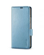 TUCCH SAMSUNG GALAXY Z FOLD4 5G Wallet Case with S Pen Holder Dual Magnetic Tab Closure Book Folio Flip Style - Shiny Light Blue