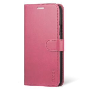 TUCCH iPhone XR Wallet Case - iPhone 10R Leather Cover, Stand, Flip Style - Hot Pink