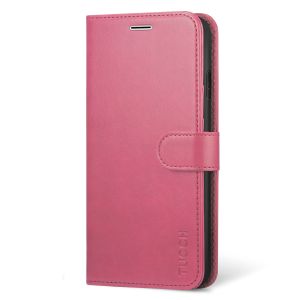 TUCCH iPhone Xs Max Wallet Case - iPhone 10s Max Leather Case Cover - Pink