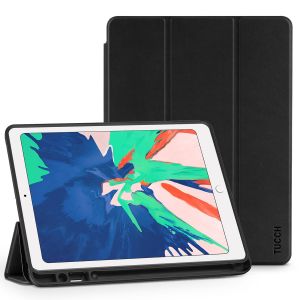 TUCCH iPad Air 3 Cover Case (10.5-inch 2019) with Auto Sleep/Wake, Trifold Stand, PU Leather Cover and Pencil Holder, Fit iPad Air (3rd Gen) 10.5 inch