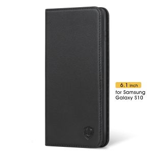 SHIELDON Samsung Galaxy S10 Wallet Case, Genuine Leather Wallet Case for Samsung S10