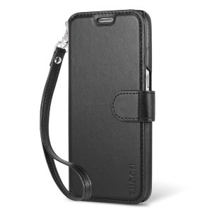 TUCCH Galaxy S7 PU Leather Wallet Case with Wrist Strap