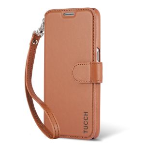 TUCCH Galaxy S7 Case, Detachable Wrist Strap, Magnetic Closure