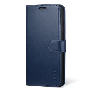 TUCCH Samsung Galaxy S9 Case, Samsung S9 Premium PU Leather Flip Folio Case, TPU Shockproof Interior Protective Case