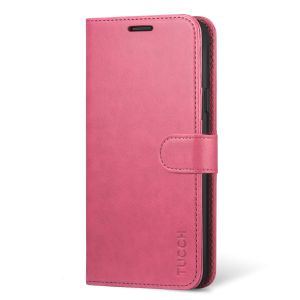 TUCCH Samsung Galaxy S9 Plus Wallet Case, Kickstand, Magnetic Closure, Premium PU Folio Leather Case