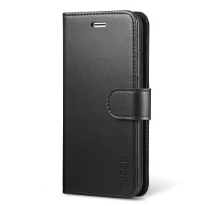 TUCCH New iPhone SE 2020 Wallet Case, New iPhone SE 2nd Case, Premium PU Leather Case with Card Slot, Stand Holder and Magnetic Closure 