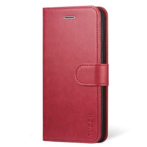 TUCCH iPhone X Case, iPhone 10 Wallet Case, Premium PU Folio Leather Case, TPU Shockproof Interior Case
