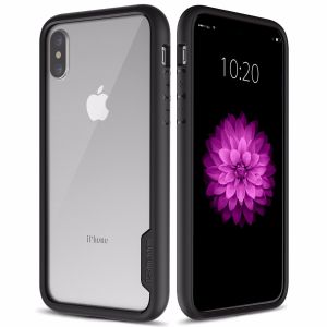 SHIELDON iPhone XS Case, iPhone X / iPhone 10 TPU bumper Case with Transparent Back Cover - Glacier Series