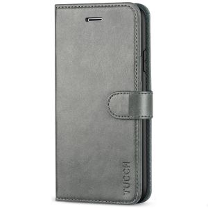 TUCCH iPhone 8 Plus Wallet Case, iPhone 7 Plus Case, Premium PU Leather Flip Folio Case - Grey