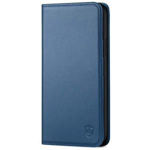 SHIELDON iPhone XR Wallet Case - iPhone XR Leather Case - Royal Blue