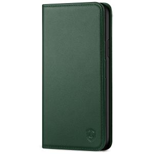 SHIELDON iPhone XR Wallet Case - iPhone XR Leather Case - Midnight Green