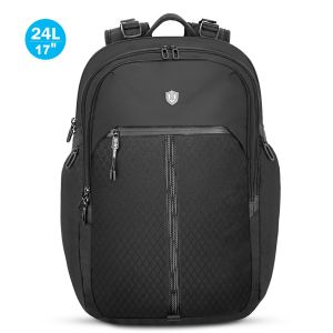 SHIELDON 17.3-inch Laptop Backpack 24L, Durable Travel Anti-Theft School Backpack, Carry-on Multipurpose Computer Bag Luggage Backpack for Men & Women