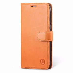 SHIELDON Galaxy S7 Edge Genuine Leather Wallet Case