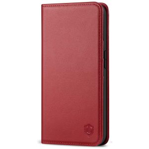 SHIELDON iPhone 12 Mini Wallet Case - Mini iPhone 12 5.4-inch Folio Case - Wine Red