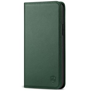 SHIELDON iPhone 12 Pro Max Wallet Case - iPhone 12 Pro Max 6.7-inch Folio Leather Case Cover - Midnight Green