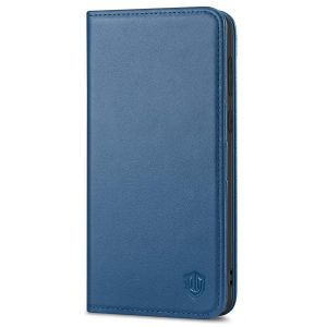 SHIELDON SAMSUNG S21 Wallet Case - SAMSUNG GALAXY S21 6.2-inch Folio Leather Case - Royal Blue