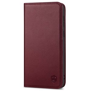 SHIELDON SAMSUNG S21 Plus Wallet Case - SAMSUNG Galaxy S21 Plus 6.7-inch Folio Leather Case - Wine Red