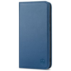 SHIELDON SAMSUNG Galaxy S23 Wallet Case, SAMSUNG S23 Leather Cover Flip Folio Book Case - Royal Blue