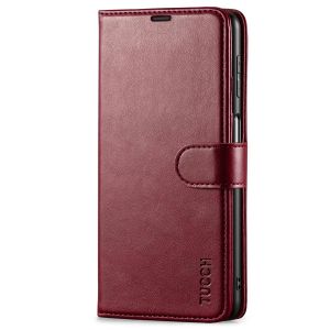 TUCCH SAMSUNG GALAXY A32 Wallet Case, SAMSUNG M32 Leather Case Folio Cover - Wine Red