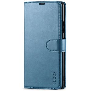 TUCCH SAMSUNG GALAXY A42 Wallet Case, SAMSUNG A42 Leather Case Folio Cover - Lake Blue