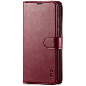 TUCCH SAMSUNG GALAXY A72 Wallet Case, SAMSUNG A72 Flip Case 6.7-inch - Wine Red