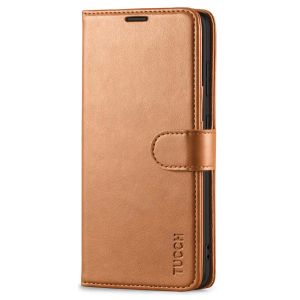 TUCCH SAMSUNG GALAXY A72 Wallet Case, SAMSUNG A72 Flip Case 6.7-inch - Light Brown