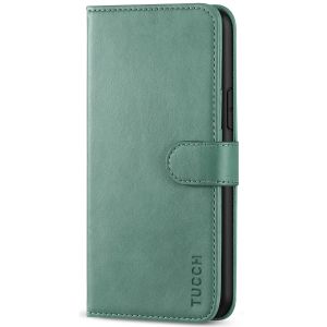 TUCCH iPhone 11 Pro Wallet Case with Strap, iPhone 11 Pro Stand Case with Card Holder - Myrtle Green