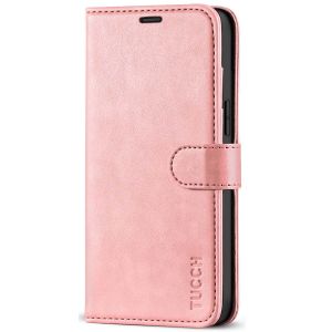 TUCCH iPhone 12 Pro Max Wallet Case, iPhone 12 Pro Max 6.7-inch Flip Case - Rose Gold