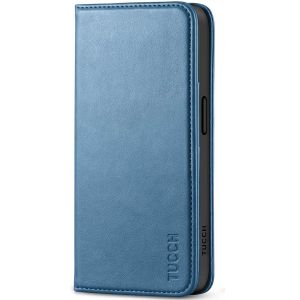 TUCCH iPhone 15 Wallet Case, iPhone 15 Fold Case - Light Blue