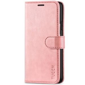 TUCCH iPhone XR Wallet Case - iPhone XR Leather Cover - Rose Gold