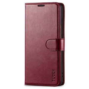 TUCCH SAMSUNG GALAXY S20FE Wallet Case, SAMSUNG S20FE Flip Case 6.5-inch - Wine Red