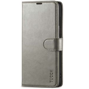 TUCCH SAMSUNG GALAXY S21 Wallet Case, SAMSUNG S21 Flip Case 6.2-inch - Grey