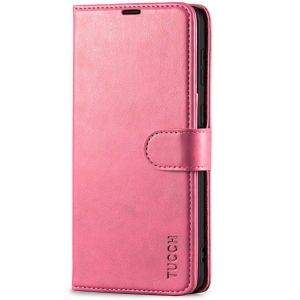 TUCCH SAMSUNG GALAXY S21 Wallet Case, SAMSUNG S21 Flip Case 6.2-inch - Hot Pink