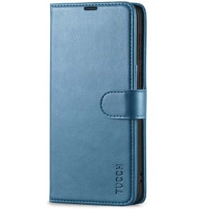 TUCCH SAMSUNG GALAXY S21 Wallet Case, SAMSUNG S21 Flip Case 6.2-inch - Lake Blue