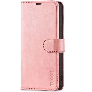 TUCCH SAMSUNG GALAXY S21 Wallet Case, SAMSUNG S21 Flip Case 6.2-inch - Rose Gold