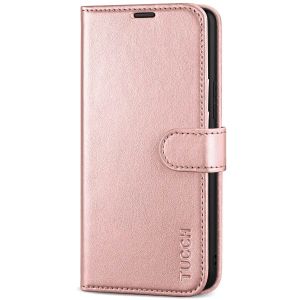 TUCCH SAMSUNG GALAXY S22 Wallet Case, SAMSUNG S22 PU Leather Case Flip Cover - Shiny Rose Gold