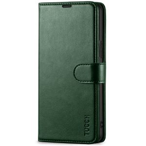 TUCCH SAMSUNG GALAXY S22 Plus Wallet Case, SAMSUNG S22 Plus PU Leather Case Book Flip Folio Cover - Midnight Green