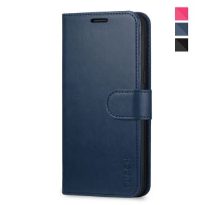 TUCCH Samsung Galaxy S8 Plus leather Case, Magnetic Strap