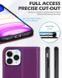 SHIELDON iPhone 11 Leather Cover - iPhone 11 Protective Case - Purple