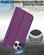 SHIELDON iPhone 11 Leather Cover - iPhone 11 Protective Case - Purple
