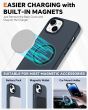 TUCCH iPhone 15 Plus Leather Detachable Wallet Cover, iPhone 15 Plus MagSafe & Wireless Charghing Compatible Case - Blue