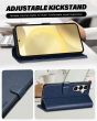 TUCCH SAMSUNG GALAXY A55 Wallet Case, SAMSUNG A55 Leather Case Folio Cover - Blue