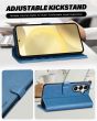 TUCCH SAMSUNG GALAXY A55 Wallet Case, SAMSUNG A55 Leather Case Folio Cover - Light Blue