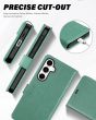 TUCCH SAMSUNG GALAXY A55 Wallet Case, SAMSUNG A55 Leather Case Folio Cover - Myrtle Green