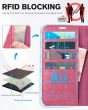 TUCCH iPhone 15 Wallet Case, iPhone 15 PU Leather Case-Hot Pink